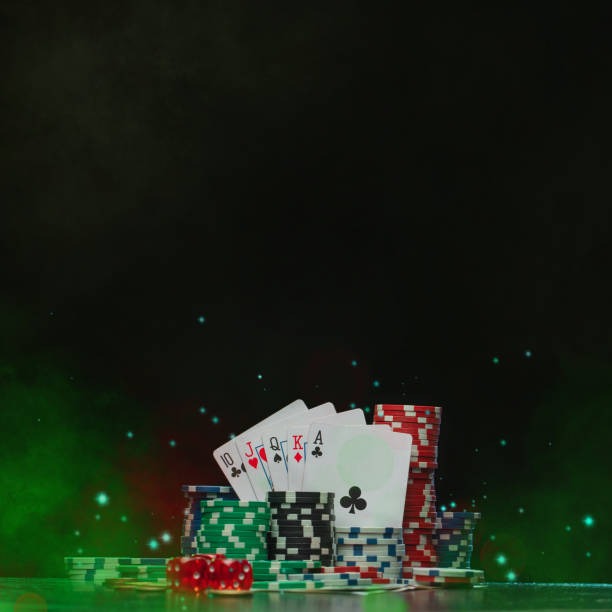 lambangbet poker table interface showing player positions and betting action